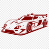 Speedy Car Illustration Illustration of a racing car with vibrant colors and dynamic composition.