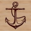Free Vector Anchor Clipart Anchors with rope and chain in a nautical design, suitable for vector art and commercial use.