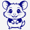 A close-up illustration of a possum, a small wild mammal native to certain regions.