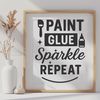 Funny Craft Inspiration A humorous quote about craftiness displayed in a modern vector design.