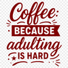 Funny Coffee Quotes Design A collection of humorous quotes about coffee, presented in a simple vector design.