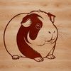 Free Vector Pet Graphics Download SVG illustration of a Guinea Pig, suitable for digital designs and crafts.