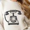 A sleek digital telephone with a modern design, perfect for vector art and clip art.