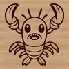 Free Lobster Clip Art A realistic digital illustration of a lobster, suitable for graphic design projects.