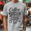 Funny Coffee Quote Vector Art A humorous quote about coffee, designed as vector art for digital use.