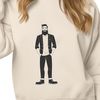 Male Figure SVG Design for Graphics A male figure with a beard, created as a vector design for graphic projects.