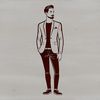 Simple Man Icon SVG Design An SVG graphic representation of a man for various design applications.