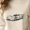 Fast Lane Vector Graphic A high-performance vehicle with sleek design, ideal for vector art and cutting machine projects.