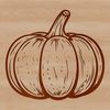 Beautiful Green Squash Vector Design Illustration of a ripe summer squash with rounded shape and green skin.