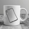 A high-resolution digital illustration of a mobile phone.