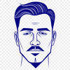 Free Line Drawing of a Man for Download A simple line drawing of a male figure, created using vector art.