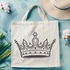 Regal Graphic Symbol A digital illustration of a crown, created as a scalable vector graphic.