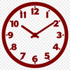 A simple digital clock illustration in vector format, suitable for various applications and designs.