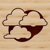Puffy White Cloud Vector Art A white, puffy cloud in the sky, ideal for clip art and vector design projects.