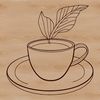 Cup Design Illustration A simple cup illustration designed as a vector art.