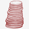 Set of high-quality coins in various denominations, suitable for graphic design, cutting machines, and digital art.
