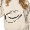 Stylish Cowboy Helmet Icon A classic cowboy hat design suitable for vector art projects.