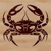 Free Crab Illustration A digital illustration of a wild animal, specifically a crab, designed as vector art.