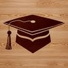 Simple Graduation Cap Vector Art A simple graduation cap design suitable for vector art projects and cutting machines.