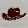 Hand Drawn Cowboy Hat Vector Vector illustration of a classic cowboy hat, suitable for graphic design and craft projects.