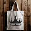 Regal Crown Design A regal crown design created as a vector graphic, suitable for cutting machines like Cricut or laser cutters.