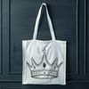 A vector illustration of a crown, suitable for digital cutting machines like Cricut.