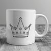 Beautiful Crown Design SVG An intricately designed crown graphic in scalable SVG design.