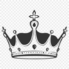 Royal Design Element A simple crown illustration created as a vector graphic, suitable for various design applications.