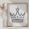 Stunning Crown Vector Art A vector illustration of a crown in various styles, ideal for editing with design software like Illustrator or Procreate.