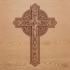 Devotional Cross Icon A detailed ornate cross symbolizing faith and devotion, suitable for various digital applications.