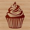 Beautiful Frosting Decorations Clip Art Illustrated cupcake design with colorful frosting and sprinkles.