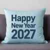 A stylized illustration of the New Year 2027 with inspirational quotes in a simple and elegant design.