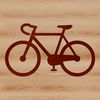 Simple vector design of a bicycle for commercial or personal use.