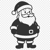 A vector illustration of the traditional Christmas figure, Santa Claus.