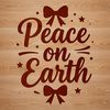 Illustrative Christmas quotes with inspirational messages promoting peace on earth.