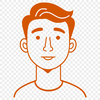 Man Illustration SVG Design A digital illustration of a male figure, suitable for vector art projects.