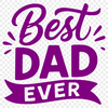SVG graphic featuring inspirational quotes about fathers for Fathers Day decorations.