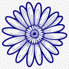 Daisy Clip Art Vector Graphics A high-resolution SVG illustration of a daisy flower, ideal for digital designs and cut files.