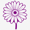 Vector Daisy Flower Design A simple, detailed vector illustration of a daisy flower in bloom, suitable for various design applications.