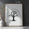 Beautiful Tree SVG Image An illustration of a tree with intricate details in vector format.