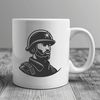 Simple Military Uniform Graphic A simple illustration of a male soldier in military uniform.