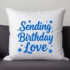 A simple vector design featuring a birthday message in bold font.