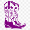 Western Wear Vector Graphics Vector illustration of cowboy boots in various styles, suitable for cutting machines or laser cutters.