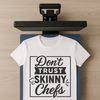 A vector graphic illustration of humorous quotes related to food and diet.
