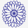 Daisy Clip Art with Yellow Center A simple vector illustration of a daisy flower with white petals and yellow center.