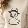 Quacking Cute Bird Icon An SVG illustration of a duck, ideal for graphic design projects and digital art.