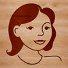 SVG Illustration of a Woman An SVG vector design illustration of a female figure.