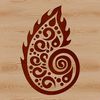 An intricate, classic paisley design suitable for clip art and digital applications.