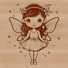 A mythical creature from fairy tales, depicted in vector design as a colorful and cute illustration.