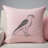 Vector Art of a Beautiful Falcon A detailed silhouette of a falcon in flight, ideal for cutting machine projects.